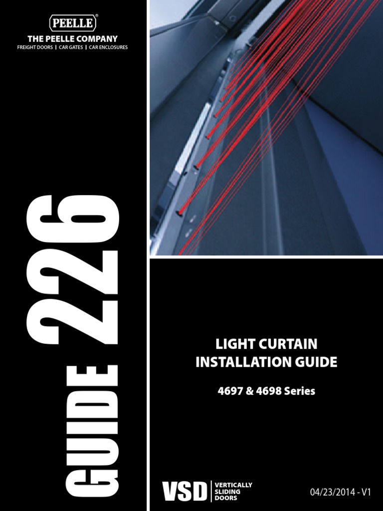 Light Curtain Guide For Elevators PDF Relay Elevator