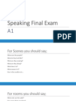 Final Exam Speaking