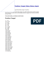 6 Format Cara Penulisan Tanggal Dalam Bahasa Inggris Yang Benar