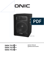 SEM 710 SEM 712 SEM 715: User's Manual Manual Del Usuario