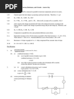 IB-1 Practice - Electrical Current & Circuits - Key