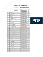 Absensi DIII Uts Mata Kuliah Kimia Dasar Larat-2