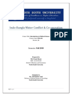 Indo-Bangla Water Conflict & Co-Operation