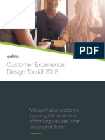 Customer Experience Design Toolkit 2018 Apj Qualtrics