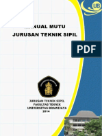 Manual Mutu Jurusan Teknik Sipil FT UB PDF