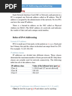 Lab2 IP Addressing and Subnetting