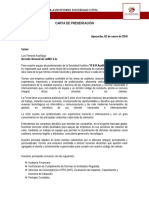 Carta de Presentación