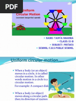 Uniform Circular Motion