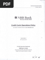 Policy and Procedure Manual: Card Operations | PDF | Credit Card ...