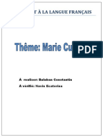 Rapport Marie Curie