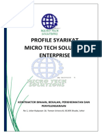 Profile Syarikat Micro Tech2 (Baru Punyee A)