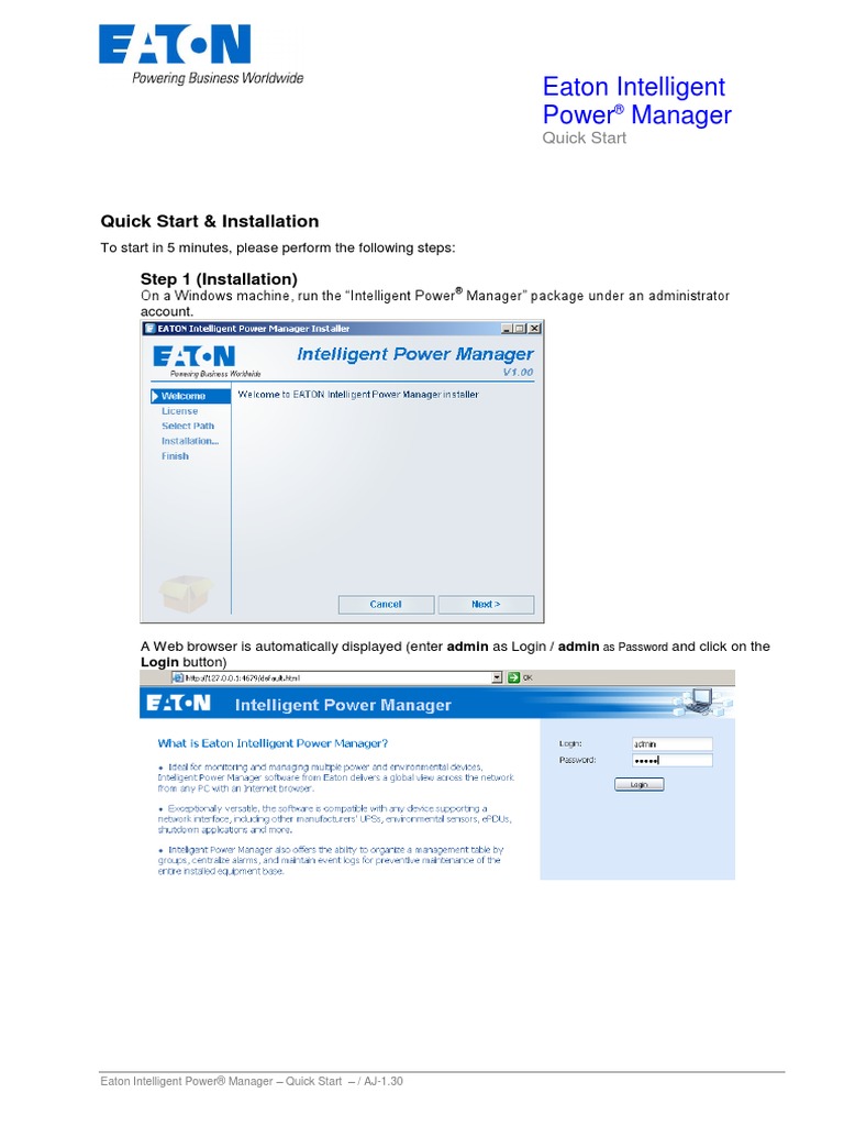 Eaton Ipm Users Guide En | Eaton Virtual Ipm Quick Deployment Guide en ...