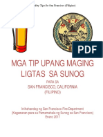 SFFD Fire Safety Tips (Rev. Aug 2017) - FILIPINO