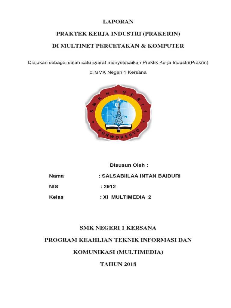 Laporan Pkl Jurusan Multimedia Intan