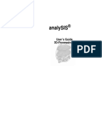 Analysis: User'S Guide 3D-Processing