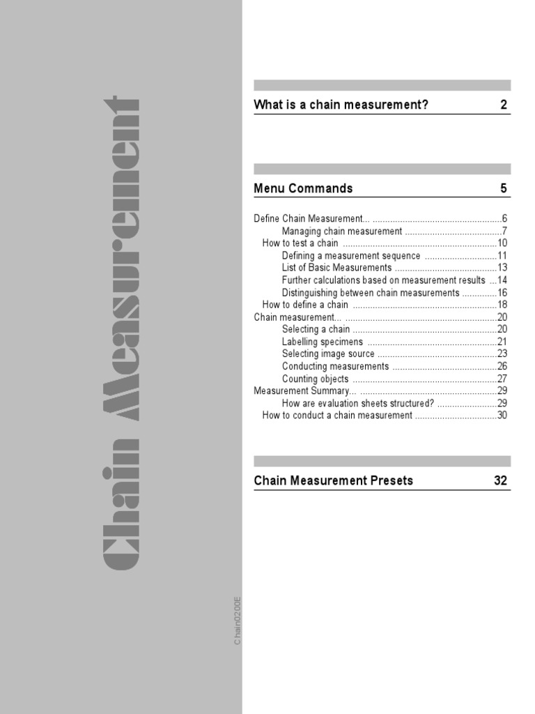 Chain Measurement en | PDF | Confidence Interval | Area
