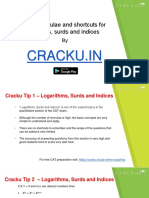 Logarithms surds and indices formulas cracku pdf.pdf