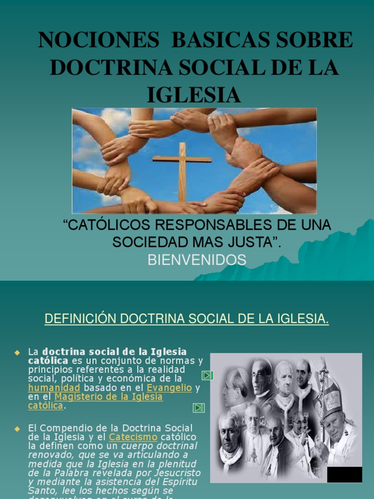 Nociones Sobre Doctrina Social de La Iglesia | PDF | Doctrina social ...