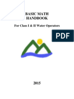 2015 Basic - Math - Handbook For Water Plant Operators