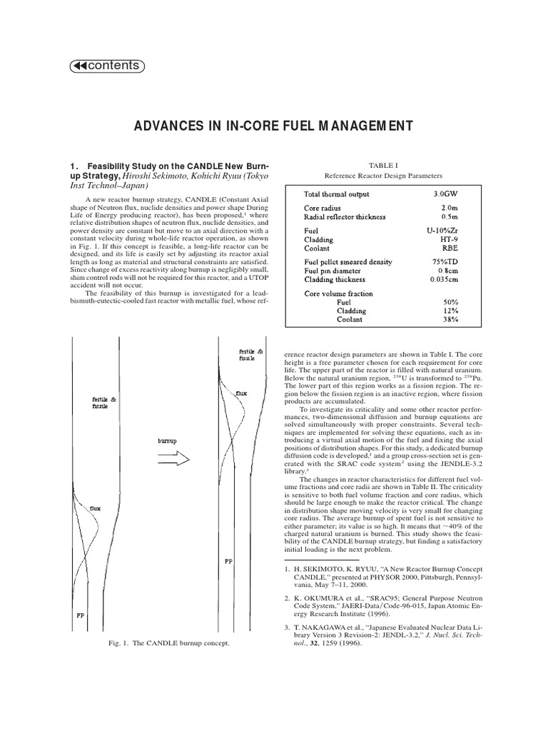 Advances in In-Core Fuel Management | PDF | Nuclear Reactor | Nuclear Power