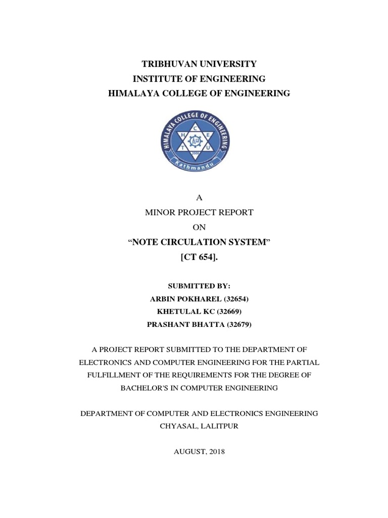 Online Note Circulation System Report | PDF | Ajax (Programming ...