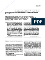 Acute Elevation of Blood Carboxyhemoglobin To 6% Impairs Exercise Performance and Aggravates Symptoms in Patients With Ischemic Heart Disease