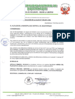 Resolucion de Alcaldia N°009-2016-Mdj
