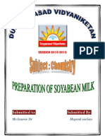 Preparation of SOYABEAN MILK