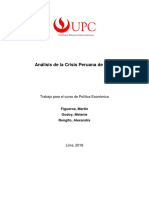 Crisis Económica Del Perú en 1998