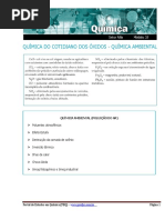 Química Do Cotidiano Dos Óxidos