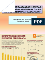 Peluang Dan Tantangan Koperasi Sebagai Wadah Wirausaha Dalam Mensejahterahkan Masyarakat