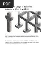 Comparative Design of Biaxial RC Columns