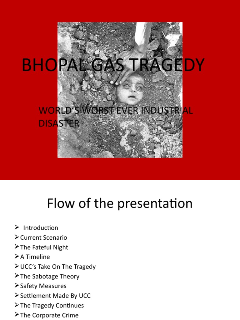 Bhopal disaster picture