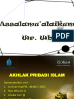 Akhlak Pribadi Islam