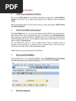 ABAP Classes in Workflow