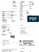 Soal PAS Kelas 4 Dan 5 Bahasa Inggris