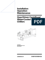 Trane Manual - Centrifugal CVGF Chiller - Inst, Op & Maint PDF