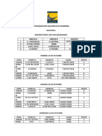 Programacion Baloncesto Femenino Nacional 2010