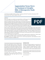 Cortical Bone Augmentation Versus Nerve