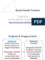 Evidence Based Health Practice