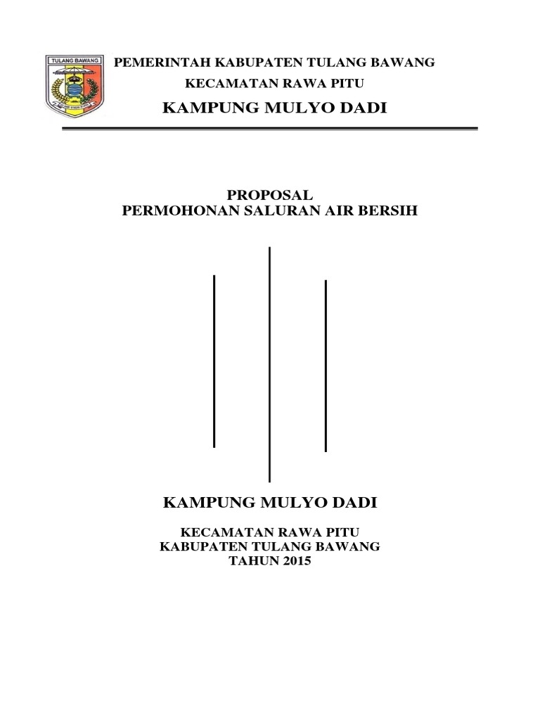 Proposal Pembangunan Saluran Air yang Efektif: Panduan Lengkap untuk Meningkatkan Akses Air Bersih