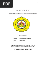 Makalah Sistem Hukum Acara Pidana