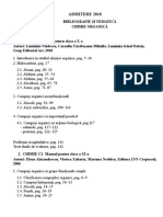 Bibliografie Si Tematica Chimie Organica Farmacie-2018