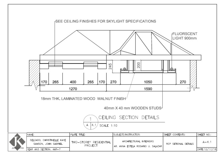Skylight Ceiling Finishes Guide | PDF