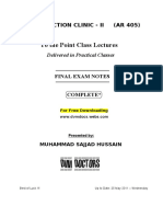 Ar 405 Clinic Final PDF