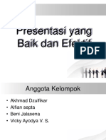 Presentasi Yang Baik Dan Efektif