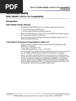 Technical Note: DDR3 SDRAM 1.35V-to-1.5V Compatibility