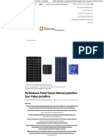 Perbedaan Panel Surya Monocrystalline Dan Polycrystalline - Janaloka