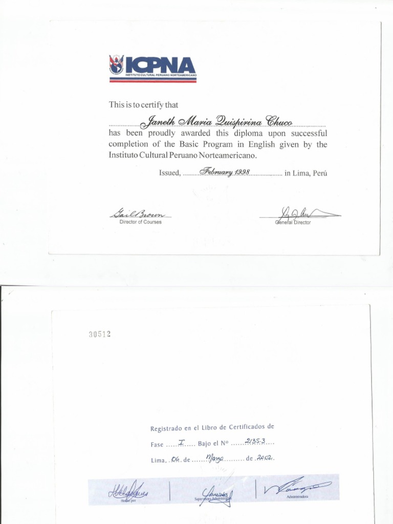 Icpna Basic PDF | PDF