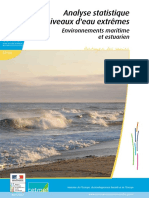 Analyse Statistique Des Niveaux D'eau Extrêmes Environnements Maritime Et Estuarien